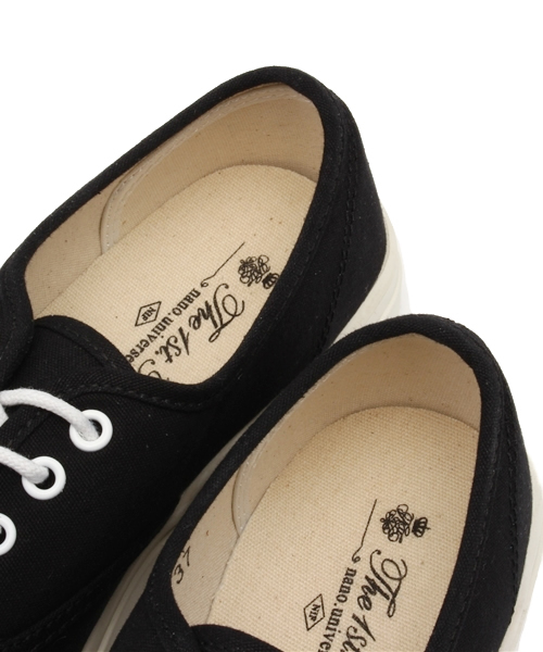 NANO universe（ナノユニバース）の「：キャンバスカラースニーカー（スニーカー・メンズ・ネイビー/オフホワイト/ターコイズブルー/グリーン/ブラック/イエロー/レッド/ピンク/パープル・41/42/37/44/43/38/36/39）」の15枚目の写真