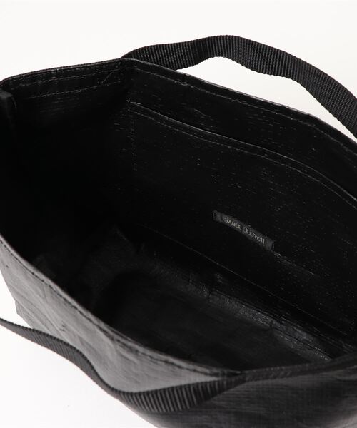 SABLE CLUTCH(セーブルクラッチ)の「BOAT-SHAPED PE TOTE (S)(トートバッグ)(トートバッグ・レディース・シルバー/ブラック/ホワイト・ONE SIZE)」の5枚目の写真