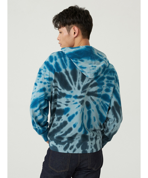 GAP（ギャップ）の「タイダイプルオーバー パーカー (ユニセックス)（パーカー・メンズ・グレー/グリーン/ラベンダー/ブルー・M/S/L/XS/XXS/XL）」の13枚目の写真