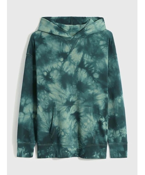 GAP（ギャップ）の「タイダイプルオーバー パーカー (ユニセックス)（パーカー・メンズ・グレー/グリーン/ラベンダー/ブルー・M/S/L/XS/XXS/XL）」の15枚目の写真