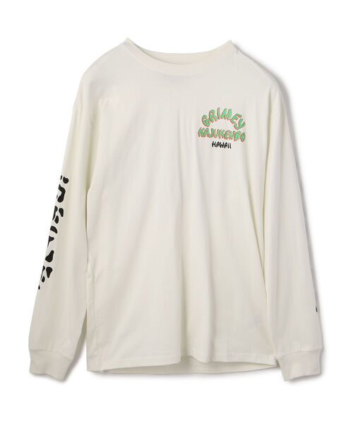 GRIMEY(グライミー)の「GRMY(GRIMEY)/グライミー/Destroy Fear LongSleeve Tee(Tシャツ/カットソー・メンズ・ブラック/ホワイト・MEDIUM/LARGE/X-LARGE)」の10枚目の写真