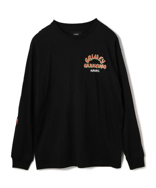 GRIMEY(グライミー)の「GRMY(GRIMEY)/グライミー/Destroy Fear LongSleeve Tee(Tシャツ/カットソー・メンズ・ブラック/ホワイト・MEDIUM/LARGE/X-LARGE)」の11枚目の写真