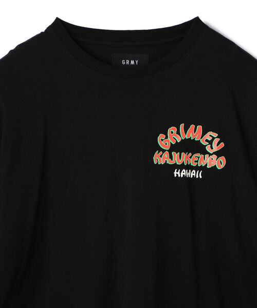 GRIMEY(グライミー)の「GRMY(GRIMEY)/グライミー/Destroy Fear LongSleeve Tee(Tシャツ/カットソー・メンズ・ブラック/ホワイト・MEDIUM/LARGE/X-LARGE)」の12枚目の写真
