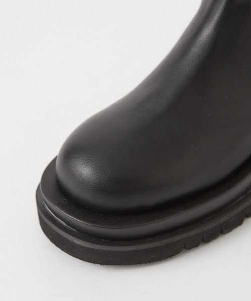 CIAOPANIC（チャオパニック）の「トラックソールロングブーツ（ブーツ・レディース・ブラック/ブラウン・24.5/23.5/23.5cm/24.5cm）」の8枚目の写真