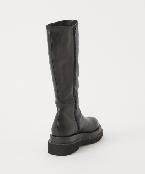 CIAOPANIC（チャオパニック）の「トラックソールロングブーツ（ブーツ・レディース・ブラック/ブラウン・24.5/23.5/23.5cm/24.5cm）」の9枚目の写真