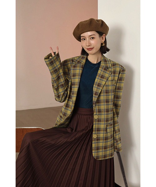 Leja(レジャ)の「【LEJA】プリーツフレアロングスカート(スカート・レディース・グリーン/モカ・SMALL/MEDIUM)」の8枚目の写真