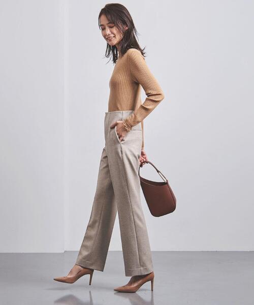 UNITED ARROWS(ユナイテッドアローズ)の「<UNITED ARROWS> クラス ツイード ストレート パンツ B◆(その他パンツ・レディース・ダークグレー/ベージュ・34/36/38/40)」の9枚目の写真