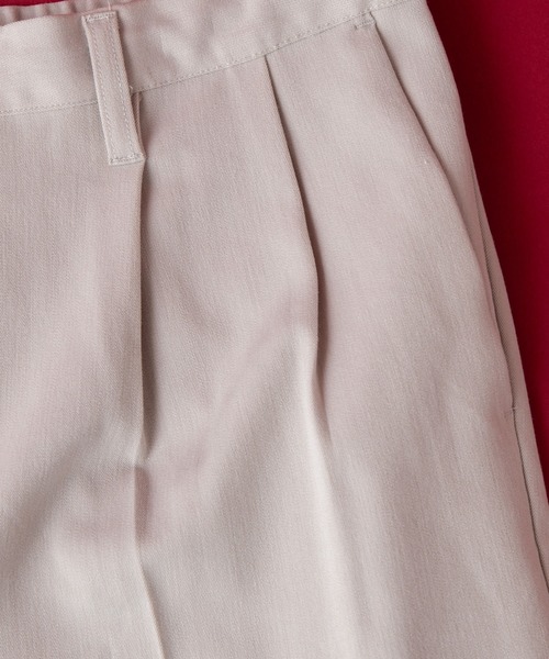 WEGO by こーせ（ウィゴーバイコーセ）の「∴WEGO by こーせ/センタープレスワイドスラックス（スラックス・メンズ・ライトグレー/ブラック・LARGE/MEDIUM）」の3枚目の写真