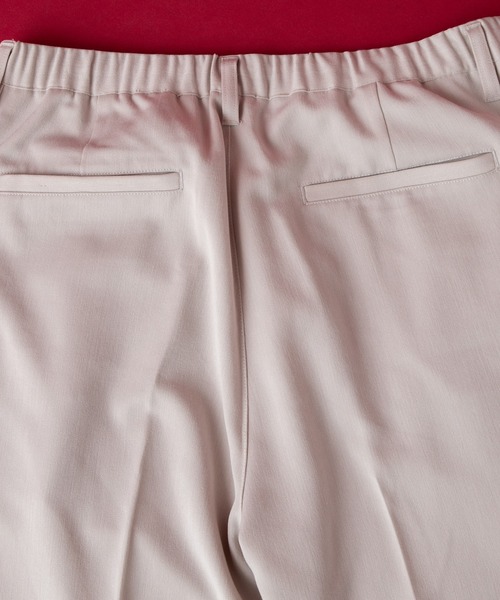 WEGO by こーせ（ウィゴーバイコーセ）の「∴WEGO by こーせ/センタープレスワイドスラックス（スラックス・メンズ・ライトグレー/ブラック・LARGE/MEDIUM）」の6枚目の写真