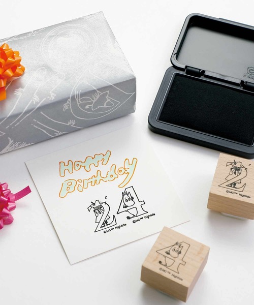 MOOMIN（ムーミン）の「MOOMIN ムーミン ウッドスタンプ ハンコ ナンバー（ステーショナリー・レディース・その他・FREE）」の2枚目の写真