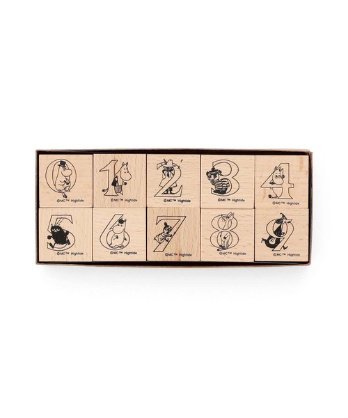 MOOMIN（ムーミン）の「MOOMIN ムーミン ウッドスタンプ ハンコ ナンバー（ステーショナリー・レディース・その他・FREE）」の4枚目の写真