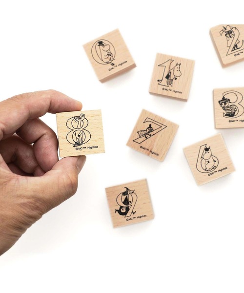 MOOMIN（ムーミン）の「MOOMIN ムーミン ウッドスタンプ ハンコ ナンバー（ステーショナリー・レディース・その他・FREE）」の6枚目の写真