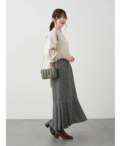 earth music&ecology(アースミュージックアンドエコロジー)の「キルティングショルダーバッグ*(ショルダーバッグ・レディース・ライトグレー/ベージュ/オレンジ/グリーン・FREE)」の16枚目の写真