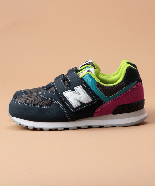 NEW BALANCE（ニューバランス）の「green label relaxing別注 ニューバランス574 14cm～23cm◆（スニーカー・キッズ・ネイビー・23cm/16.5cm/15.5cm/17.0cm/17.5cm/18.0cm/15.0cm/20.0cm/22.0cm/14.0cm/20.5cm/14.5㎝/18.5cm/19.5cm/21.5cm/22.5cm/16.0cm/19.0cm/21.0cm）」の3枚目の写真