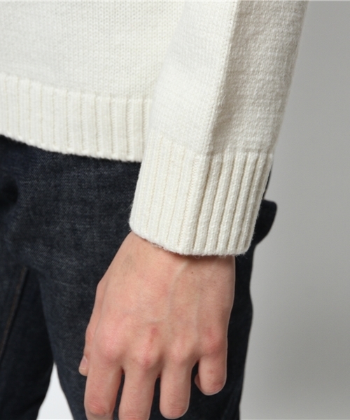 CIAOPANIC（チャオパニック）の「【Ciaopanic】W/NYウォッシャブルタートルネック（ニット/セーター・メンズ・グレー/ネイビー/ホワイト・MEDIUM/LARGE）」の9枚目の写真