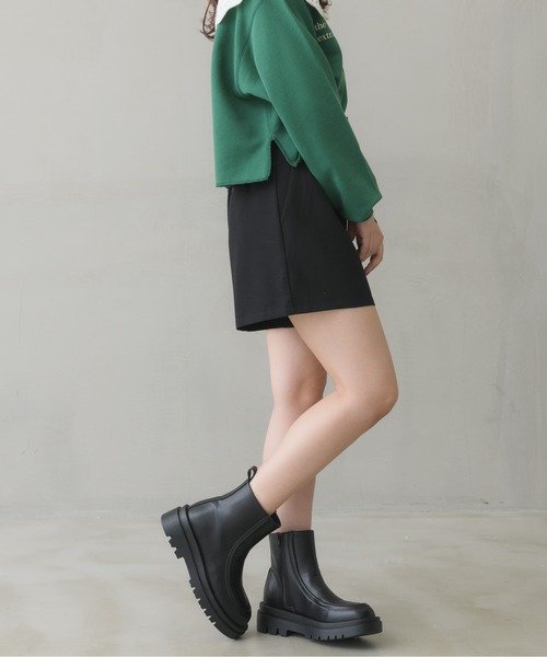 ems excite（エムズエキサイト）の「ハイウエストショートパンツ（その他パンツ・レディース・ブラック/ブラック系その他/ブラウン系その他・FREE）」の9枚目の写真