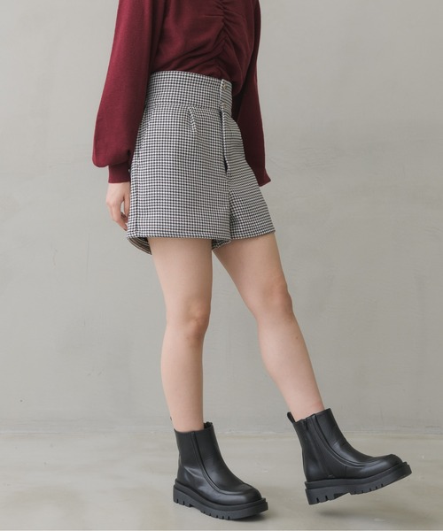 ems excite（エムズエキサイト）の「ハイウエストショートパンツ（その他パンツ・レディース・ブラック/ブラック系その他/ブラウン系その他・FREE）」の5枚目の写真