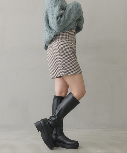 ems excite（エムズエキサイト）の「ハイウエストショートパンツ（その他パンツ・レディース・ブラック/ブラック系その他/ブラウン系その他・FREE）」の7枚目の写真