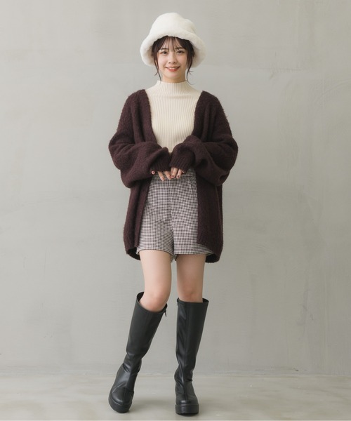 ems excite（エムズエキサイト）の「ハイウエストショートパンツ（その他パンツ・レディース・ブラック/ブラック系その他/ブラウン系その他・FREE）」の18枚目の写真