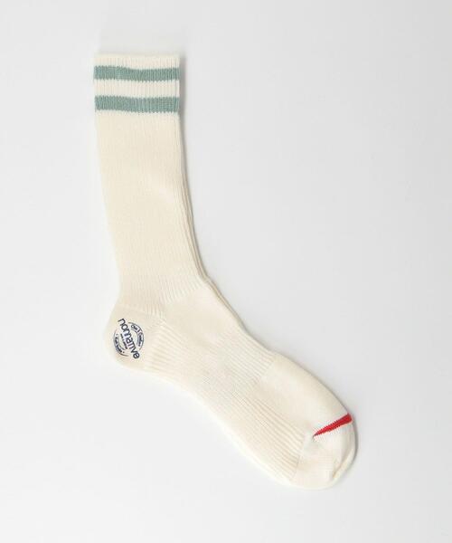 nonnative(ノンネイティブ)の「<nonnative(ノンネイティブ)> HI CNP SOCKS/ソックス □□(ソックス/靴下・メンズ・ブラック/ターコイズブルー/ベージュ・FREE)」の3枚目の写真