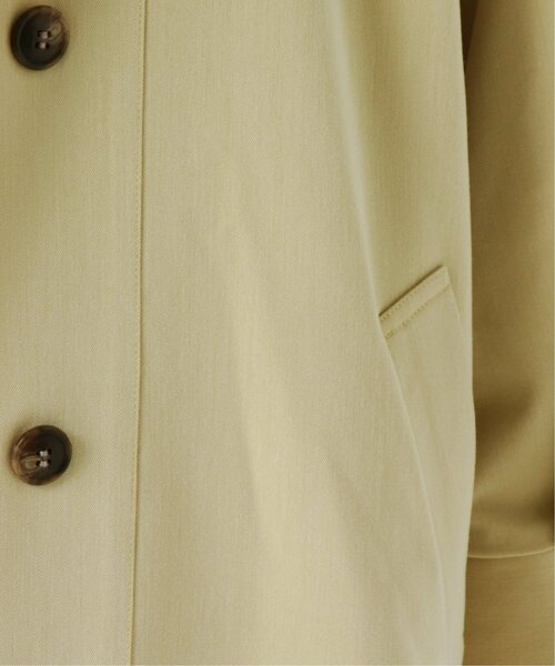 RAY CASSIN(レイカズン)の「ステンカラータブ付きスリーブコート(ステンカラーコート・レディース・オレンジ/イエロー/ベージュ・FREE)」の8枚目の写真