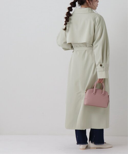 RAY CASSIN(レイカズン)の「ステンカラータブ付きスリーブコート(ステンカラーコート・レディース・オレンジ/イエロー/ベージュ・FREE)」の10枚目の写真