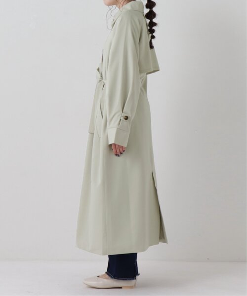 RAY CASSIN(レイカズン)の「ステンカラータブ付きスリーブコート(ステンカラーコート・レディース・オレンジ/イエロー/ベージュ・FREE)」の14枚目の写真