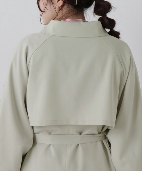 RAY CASSIN(レイカズン)の「ステンカラータブ付きスリーブコート(ステンカラーコート・レディース・オレンジ/イエロー/ベージュ・FREE)」の16枚目の写真