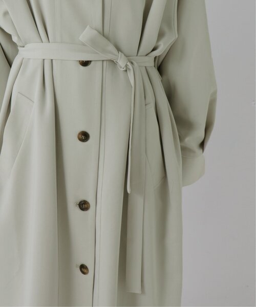 RAY CASSIN(レイカズン)の「ステンカラータブ付きスリーブコート(ステンカラーコート・レディース・オレンジ/イエロー/ベージュ・FREE)」の18枚目の写真