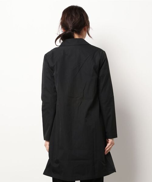 BLANC FICELLE（ブランフィセル）の「ステンカラーコート（ステンカラーコート・レディース・ブラック/ベージュ/アイボリー・SMALL/MEDIUM/LARGE/X-LARGE/XXX-LARGE/XX-LARGE）」の6枚目の写真