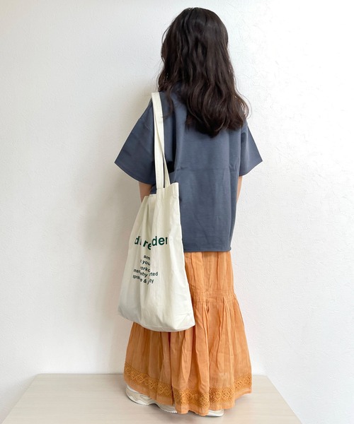 CIAOPANIC TYPY（チャオパニックティピー）の「【KIDS】indiaギャザーレーススカート（スカート・キッズ・パープル/オレンジ/アイボリー・SMALL/MEDIUM/LARGE/X-LARGE/XX-LARGE）」の14枚目の写真