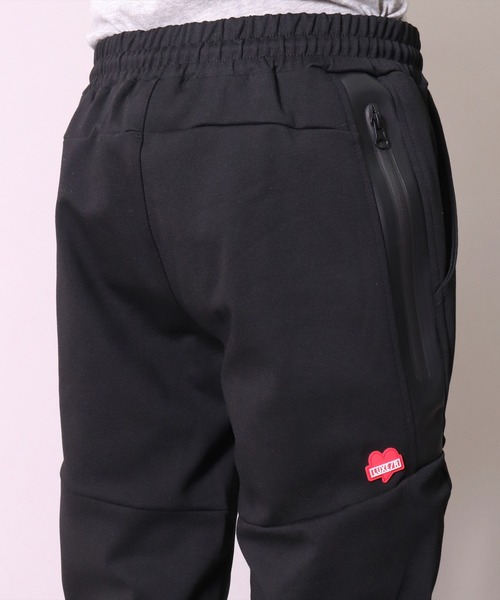 LUXE/R（ラグジュ）の「【ユニセックス】【LUXE/R】防水 ファスナー デザイン イージー ジョガーパンツ(RMS)（スウェットパンツ・メンズ・ブラック/杢グレー・MEDIUM/X-LARGE/LARGE）」の15枚目の写真