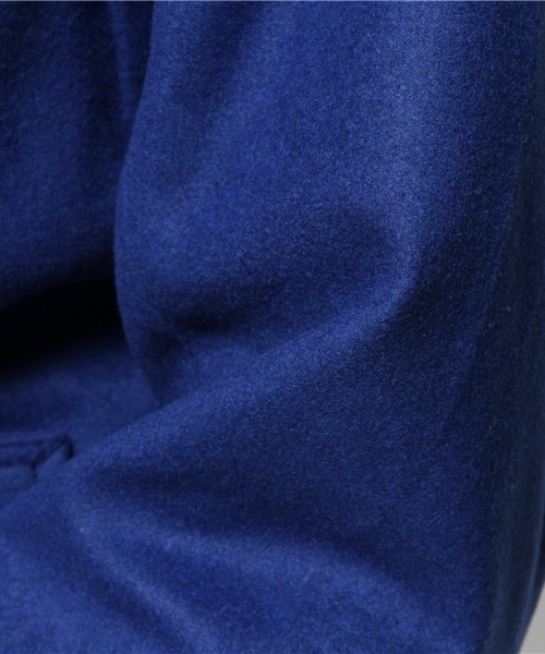 VENCEEXCHANGE（ヴァンスエクスチェンジ）の「R ﾒﾙﾄﾝｶﾗｰPｺｰﾄ                   （ピーコート・メンズ・ロイヤルブルー/レッド・LARGE/MEDIUM）」の12枚目の写真