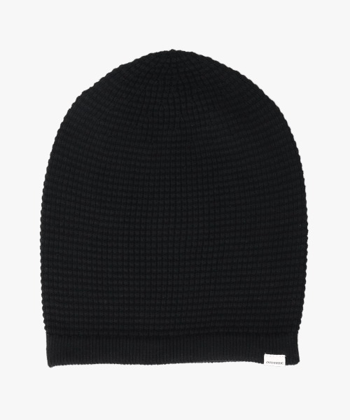 OVERRIDE（オーバーライド）の「OVERRIDE KNIT BASIC BEANIE SG / オーバーライド（ニットキャップ/ビーニー・レディース・ブラック/グレー/オリーブ/ピンク/ライトブルー・57~59cm）」の2枚目の写真