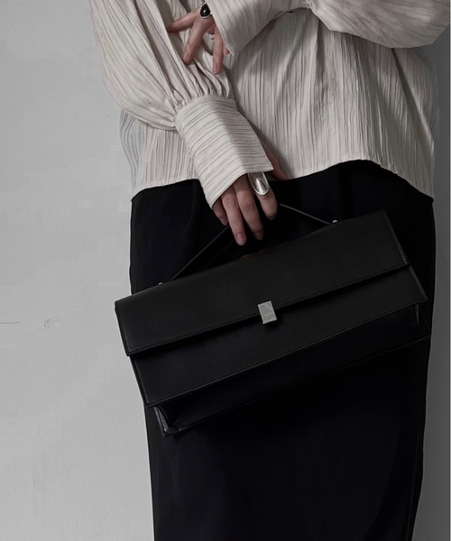 Solace（ソレイス）の「ワイドスクエア2wayショルダーバッグ（ショルダーバッグ・レディース・ブラック/ブルー/グリーン・FREE）」の4枚目の写真