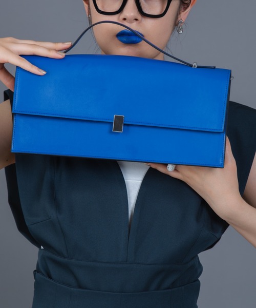 Solace（ソレイス）の「ワイドスクエア2wayショルダーバッグ（ショルダーバッグ・レディース・ブラック/ブルー/グリーン・FREE）」の17枚目の写真