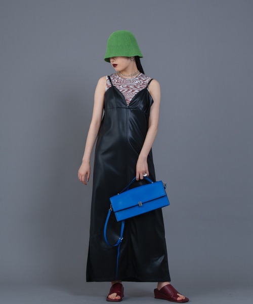 Solace（ソレイス）の「ワイドスクエア2wayショルダーバッグ（ショルダーバッグ・レディース・ブラック/ブルー/グリーン・FREE）」の14枚目の写真