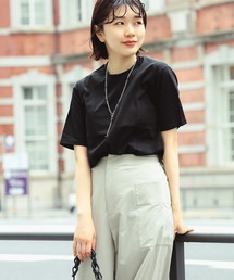 Demi-Luxe BEAMS / スムース ハーフスリーブ Tシャツ