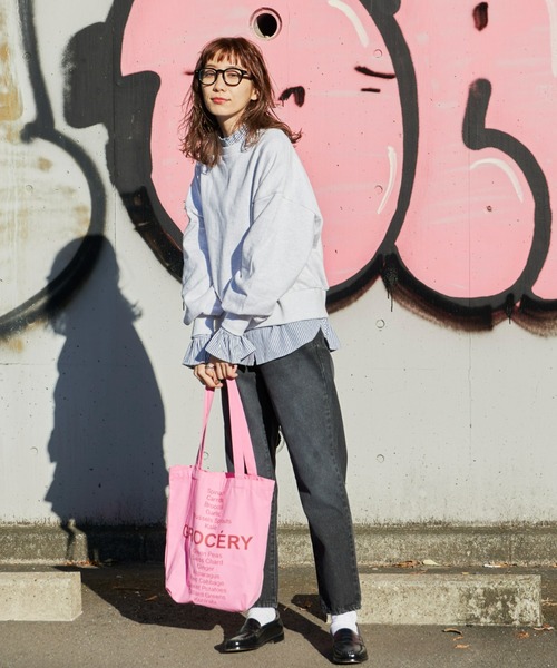 Auntie Rosa Holiday（アンティローザホリデー）の「プリントカラートート（トートバッグ・レディース・ピンク/イエロー/グリーン・FREE）」の12枚目の写真