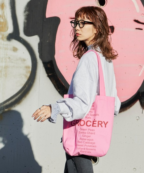 Auntie Rosa Holiday（アンティローザホリデー）の「プリントカラートート（トートバッグ・レディース・ピンク/イエロー/グリーン・FREE）」の17枚目の写真