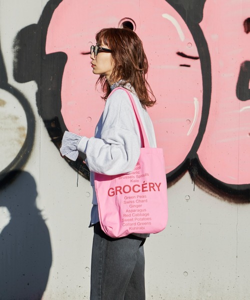 Auntie Rosa Holiday（アンティローザホリデー）の「プリントカラートート（トートバッグ・レディース・ピンク/イエロー/グリーン・FREE）」の18枚目の写真