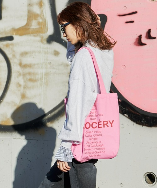 Auntie Rosa Holiday（アンティローザホリデー）の「プリントカラートート（トートバッグ・レディース・ピンク/イエロー/グリーン・FREE）」の19枚目の写真