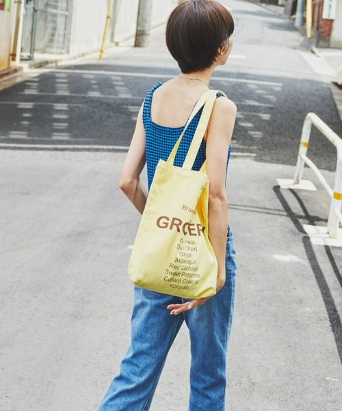 Auntie Rosa Holiday（アンティローザホリデー）の「プリントカラートート（トートバッグ・レディース・ピンク/イエロー/グリーン・FREE）」の8枚目の写真