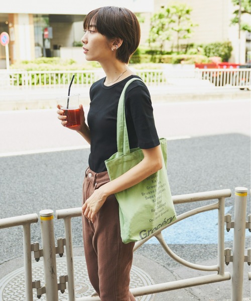 Auntie Rosa Holiday（アンティローザホリデー）の「プリントカラートート（トートバッグ・レディース・ピンク/イエロー/グリーン・FREE）」の9枚目の写真