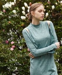 Keeepy | 【Keeepy】cut ensemble dress / short cardigan & bottleneck sleeveless dress(ワンピース)