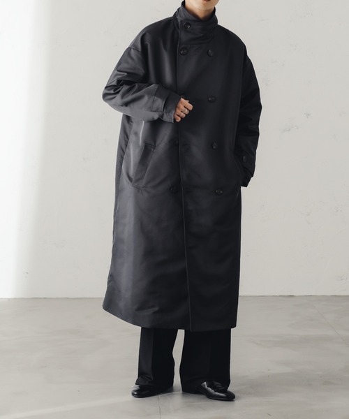 epnok（エプノック）の「スタンドネックダブルコート（チェスター