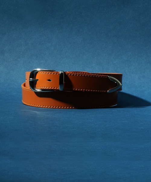 ANPAS（アンパス）の「3Points Buckle Real Leather Belt/3点尾錠 レザーベルト（ベルト・メンズ・ブラック/ダークブラウン/ブラウン・FREE）」の11枚目の写真