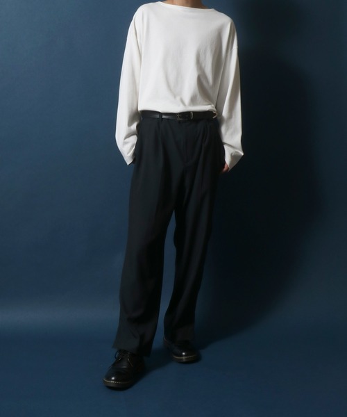 ANPAS（アンパス）の「3Points Buckle Real Leather Belt/3点尾錠 レザーベルト（ベルト・メンズ・ブラック/ダークブラウン/ブラウン・FREE）」の14枚目の写真