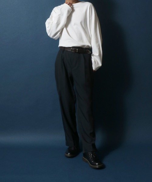 ANPAS（アンパス）の「3Points Buckle Real Leather Belt/3点尾錠 レザーベルト（ベルト・メンズ・ブラック/ダークブラウン/ブラウン・FREE）」の18枚目の写真