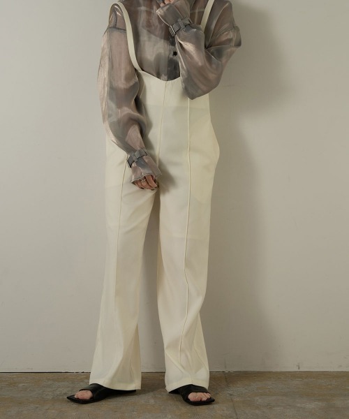 DENHAM BALLON PANTS Lサイズ　ベージュ　表参道ヒルズ限定 SLIT HEM BALLOON PANTS(0 BEIGE): CLANE: WOMENS｜ STUDIOUS